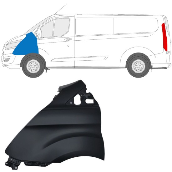 Első sárvédő hoz Ford Transit Custom 2013-2017 / Bal 17096
