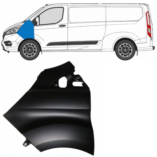 Első sárvédő hoz Ford Transit Custom 2017-2021 / Bal 17099
