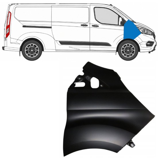 Első sárvédő hoz Ford Transit Custom 2017-2021 / Jobb 17098