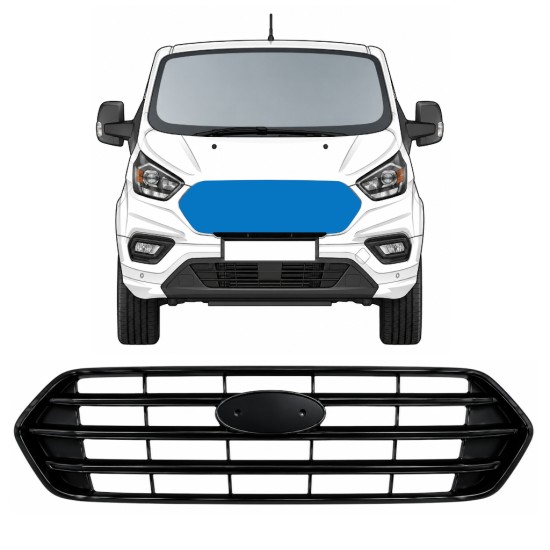 Hűtőrács hoz Ford Transit Custom 2017-2023 17258