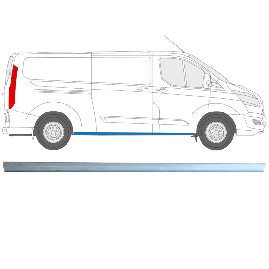 Alsó küszöb javító panel hoz Ford Transit Custom 2013-2023 / Jobb 16894