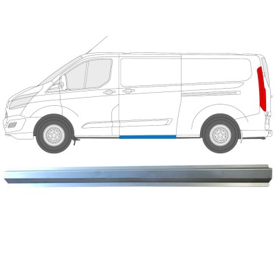 Tolóajtó küszöb javító panel hoz Ford Transit Custom 2013-2023 / Bal 16897