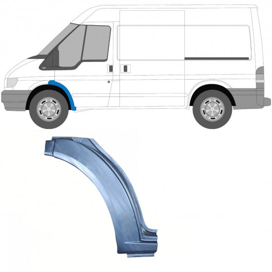 Első sárvédő javító panel hoz Ford Transit 2000-2013 / Bal 5311