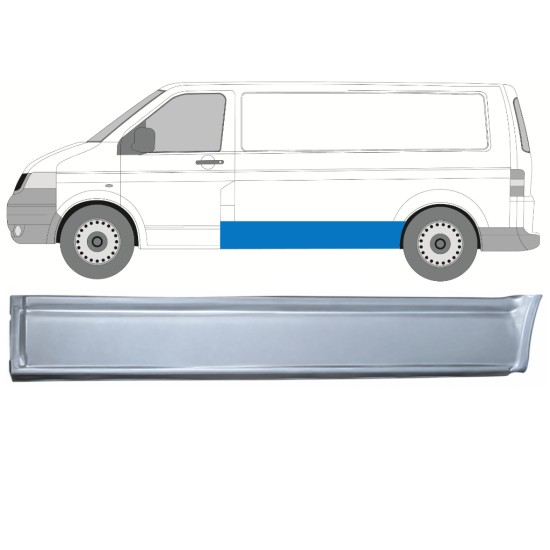 Oldalsó javító panel hoz Volkswagen Transporter T5 2003-2015 / Bal 17223