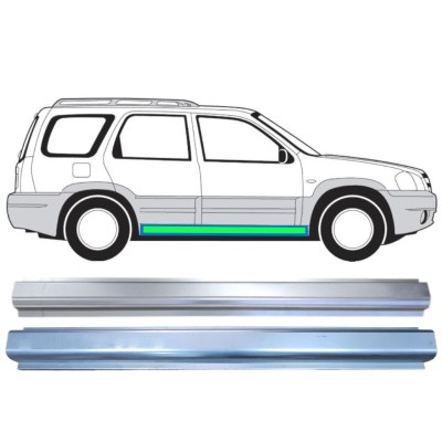 Küszöb és belső küszöb javító panel hoz Mazda Tribute 2001-2008 / Bal = Jobb (szimmetrikus) 15598