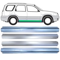 Küszöb és belső küszöb javító panel hoz Mazda Tribute 2001-2008 / Bal+Jobb 15599