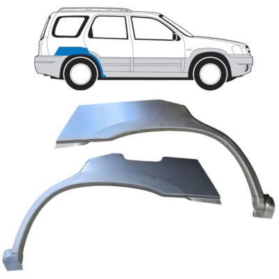 Hátsó sárvédő javító panel hoz Mazda Tribute 2001-2008 / Bal+Jobb / Készlet 15782