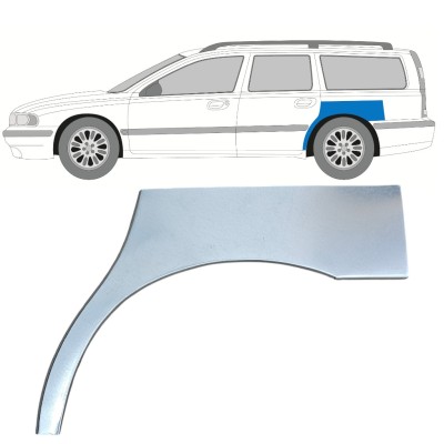 Hátsó sárvédő javító panel hoz Volvo S70 V70 2000-2007 / Bal 17212
