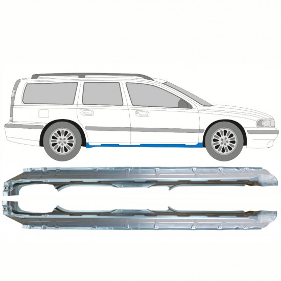 Küszöb javító panel hoz Volvo V70 2000-2007 / Bal+Jobb / Készlet 10344