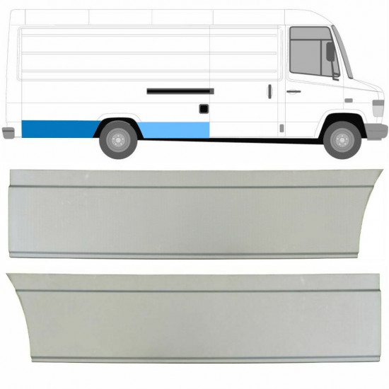 Hátsó sárvédő javító panel hoz Mercedes Vario 1996- / Jobb / Készlet 8545