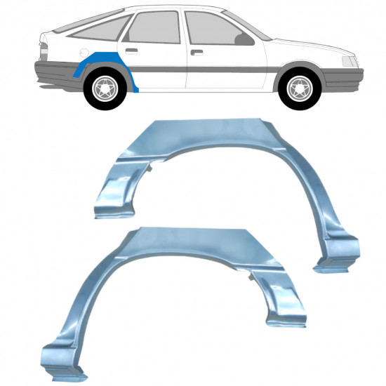 Hátsó sárvédő javító panel hoz Opel Vectra 1988-1995 / Készlet 11210