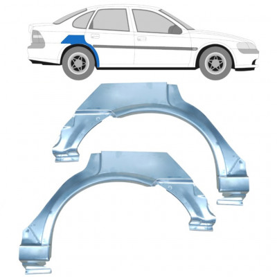 Hátsó sárvédő javító panel hoz Opel Vectra 1995-2002 / Bal+Jobb / Készlet 9197