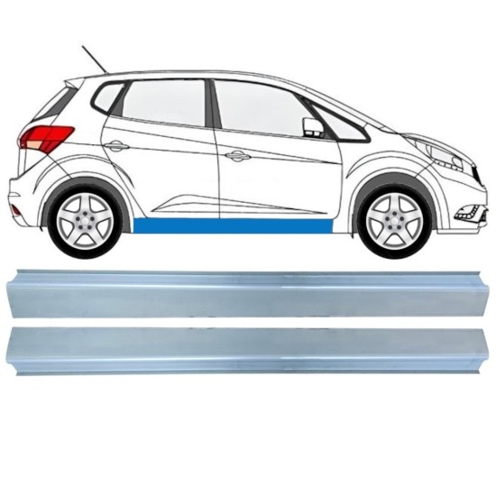 Alsó küszöb javító panel hoz Kia Venga 2010-2019 / Bal+Jobb / Készlet 16887