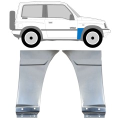 Első sárvédő javító panel hoz Suzuki Vitara 1988-1998 / Bal+Jobb / Készlet 14640