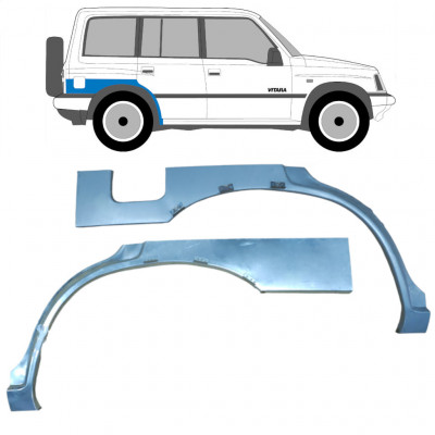 Hátsó sárvédő javító panel hoz Suzuki Vitara 1996-2003 / Bal+Jobb / Készlet 9554