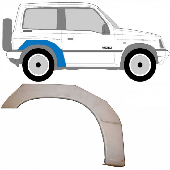 Hátsó sárvédő javító panel hoz Suzuki Vitara 1988-1998 / Jobb 11064