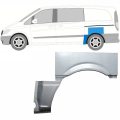 Hátsó sárvédő javító panel hoz Mercedes Vito W639 2003-2014 / Bal / Készlet 9278