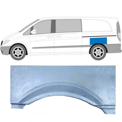 Hátsó sárvédő javító panel hoz Mercedes Vito 2003-2010 / Bal 5182