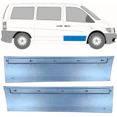 Első ajtó javító lemez hoz Mercedes Vito I W638 1996-2003 / Bal+Jobb / Készlet 11499