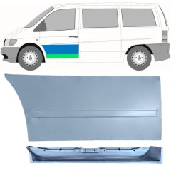 Belső és külső első ajtó javító panel hoz Mercedes Vito I W638 1996-2003 / Bal / Készlet 12017