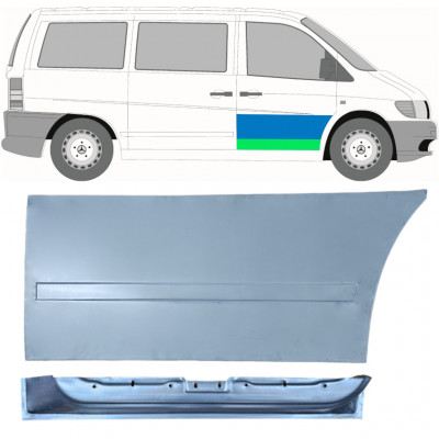 Belső és külső első ajtó javító panel hoz Mercedes Vito 1996-2003 / Jobb / Készlet 12016