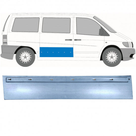 Tolóajtó javító panel hoz Mercedes Vito 1996-2003 / Jobb 11500