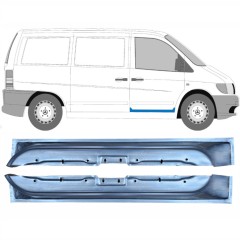 Belső első ajtó javító lemez hoz Mercedes Vito I W638 1996-2003 / Bal+Jobb / Készlet 10433