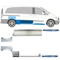 Javító panel készlet hoz Mercedes Vito W639 2003-2014 / Bal+Jobb / 14787