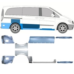 Javító panel készlet hoz Mercedes Vito W639 2003-2014 / Bal+Jobb / 14788
