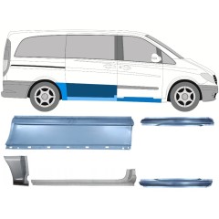 Javító panel készlet hoz Mercedes Vito W639 2003-2014 / Bal+Jobb / 14789