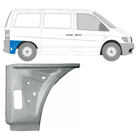 Belső hátsó sárvédő javító panel hoz Mercedes Vito 1996-2003 / Jobb 11639