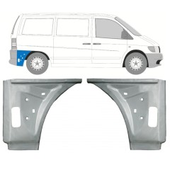 Belső hátsó sárvédő javító panel hoz Mercedes Vito I W638 1996-2003 / Bal+Jobb / Készlet 11641