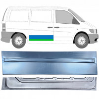 Külső alsó tolóajtó javító panel hoz Mercedes Vito 1996-2003 / Jobb / Készlet 12048