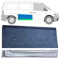 Külső alsó tolóajtó javító panel hoz Mercedes Vito I W638 1996-2003 / Jobb / Készlet 12049
