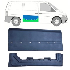 Külső alsó tolóajtó javító panel hoz Mercedes Vito I W638 1996-2003 / Jobb / Készlet 11993