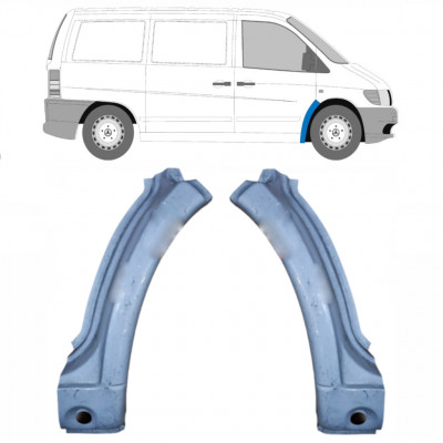 Első sárvédő javító panel hoz Mercedes Vito 1996-2003 / Bal+Jobb / Készlet 9787