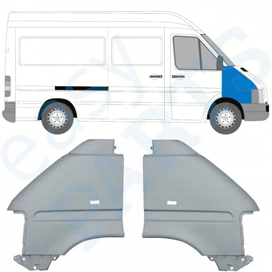 Első sárvédő hoz Volkswagen LT 1996-2005 / Bal+Jobb / Készlet 9742