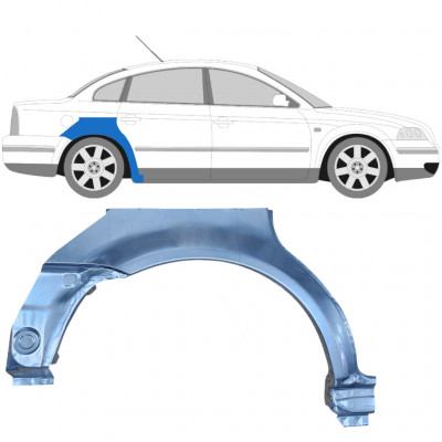 Hátsó sárvédő javító panel hoz VW Passat B5 1996-2005 / Jobb 7112