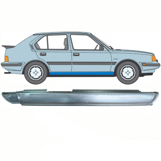 Küszöb javító panel hoz Volvo 340 360 1975-1991 / Jobb 10766