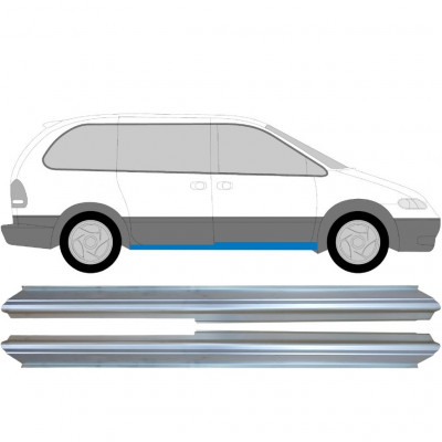 Küszöb javító panel hoz Chrysler Voyager Dodge Caravan 1996-2001 / Bal+Jobb / Készlet 6430