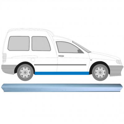 Küszöb javító panel hoz VW Caddy S Inca 1995-2004 / Bal = Jobb (szimmetrikus) 6989