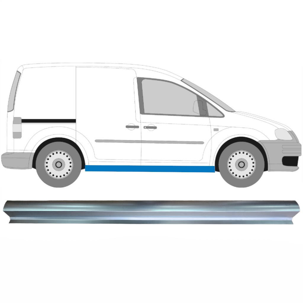 Küszöb Javító Panel Hoz Vw Caddy 2004-2015 / Bal = Jobb (Szimmetrikus) 7080