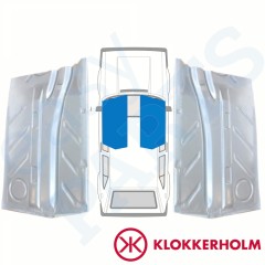 Alsó karosszéria padló javító panel hoz Volkswagen Golf 1 1974-1985 / Bal+Jobb / Készlet 10340