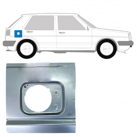 Üzemanyag nyílás javító panel hoz VW Golf 2 1982- 7253