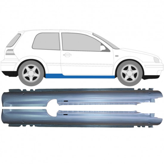 Küszöb javító panel hoz VW Golf 4 1997- / Bal+Jobb / Készlet 9244