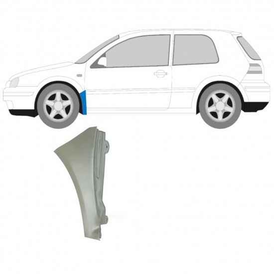 Első sárvédő javító panel hoz VW Golf MK4 1997-2006 / Bal 7231