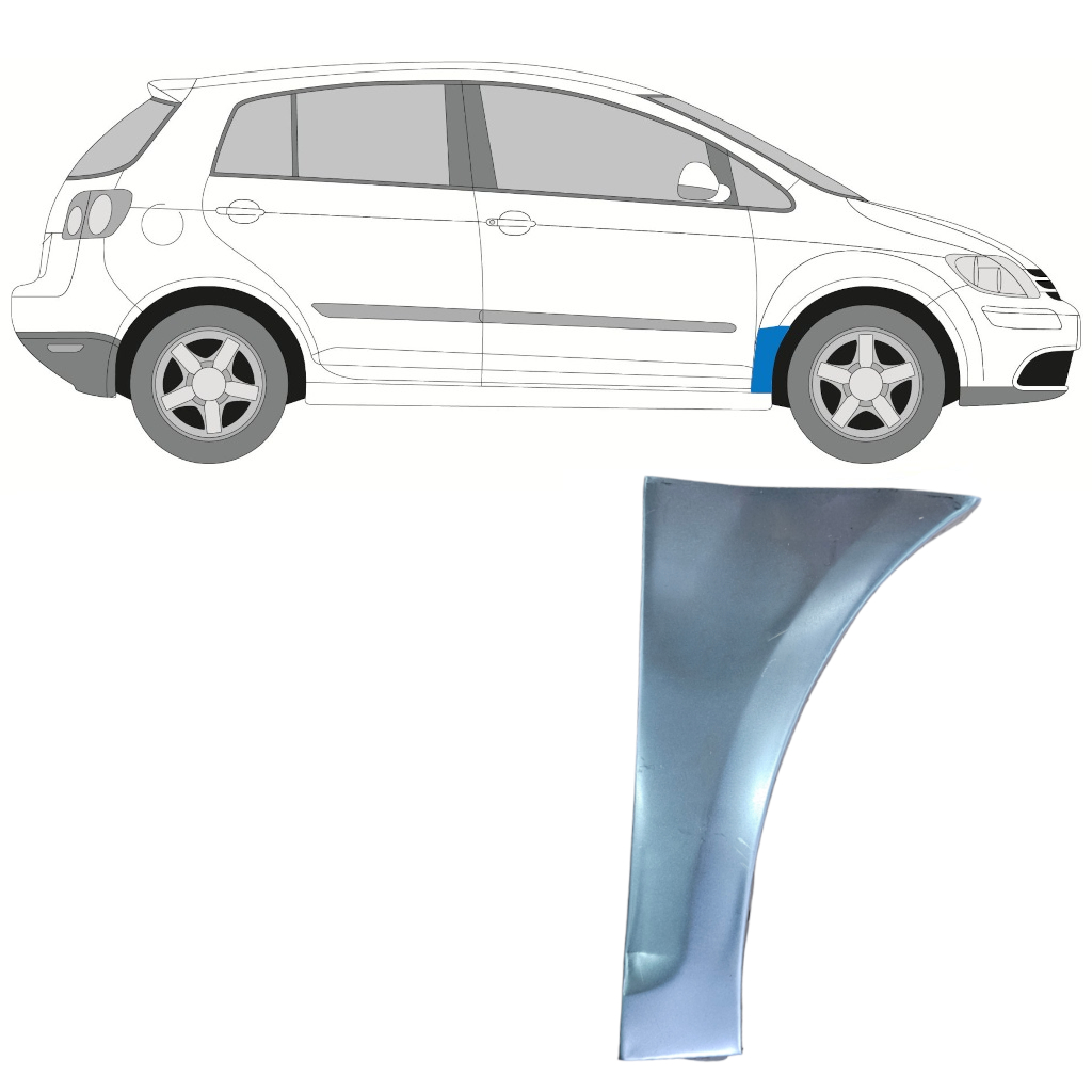 Első Sárvédő Javító Panel Hoz Vw Golf Plus 2005-2013 / Jobb 7840