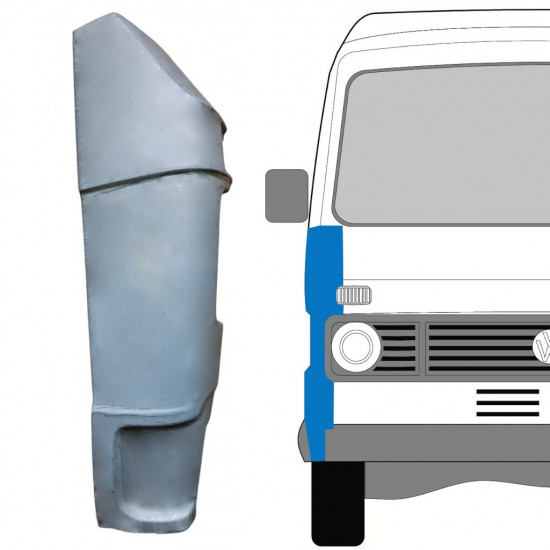 Első sarok javító panel hoz Volkswagen LT 1975-1996 / Jobb 7942