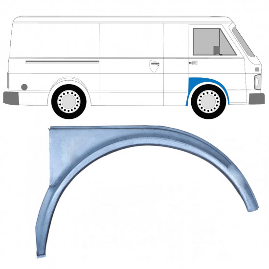 Első sárvédő javító panel hoz Volkswagen LT 1975-1996 / Jobb 7952