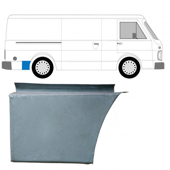 Hátsó sárvédő javító panel hoz Volkswagen LT 1975-1996 / Jobb 7960